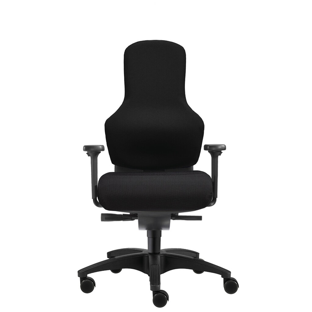 SITWELL STEIFENSAND Orthopedische rugvriendelijke bureaustoel , sacrumvrije rugleuning, tapijtwielen, polyester, draagvermogen 120 kg Product afbeelding: SITWELL STEIFENSAND Orthopedische rugvriendelijke bureaustoel , sacrumvrije rugleuning, tapijtwielen, polyester, draagvermogen 120 kg