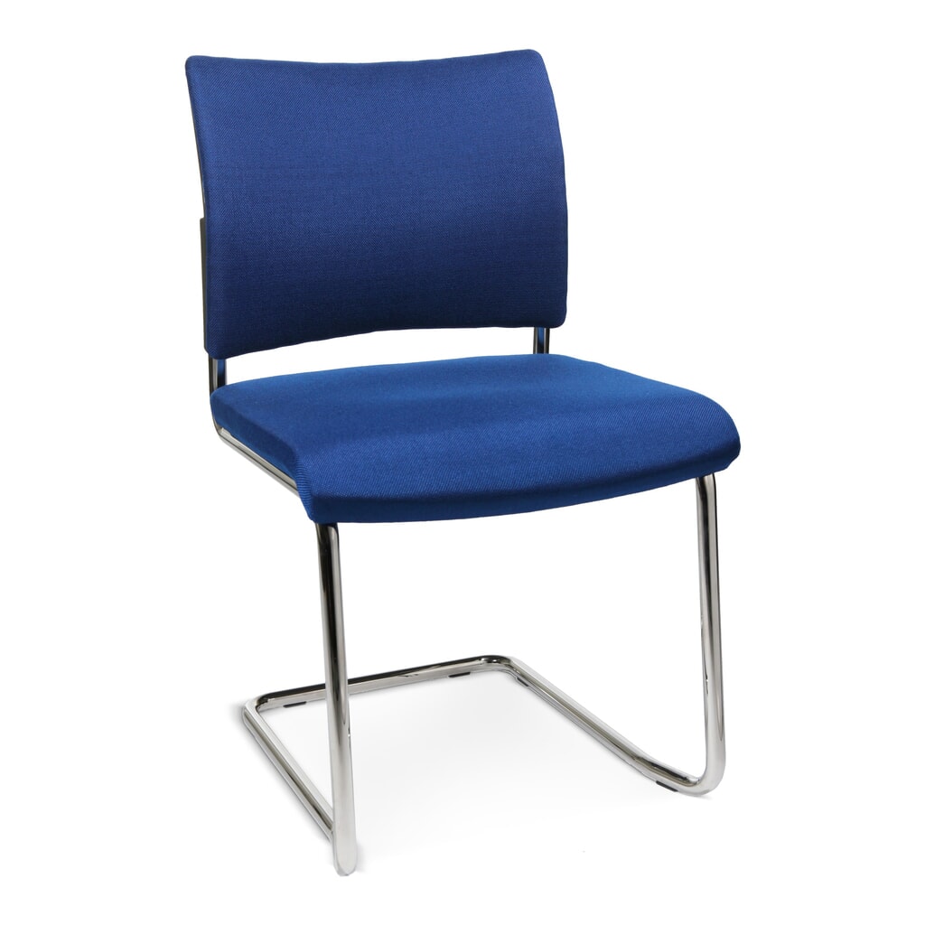 Product afbeelding: Conferentiestoel Topstar® New Age met gestoffeerde rugleuning, zwart