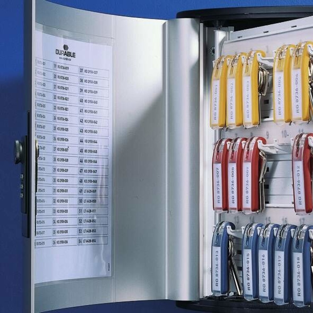 Sleutelkast DURABLE, met cijferslot, 36 haken Productafbeelding nr. 4: Sleutelkast DURABLE, met cijferslot, 36 haken