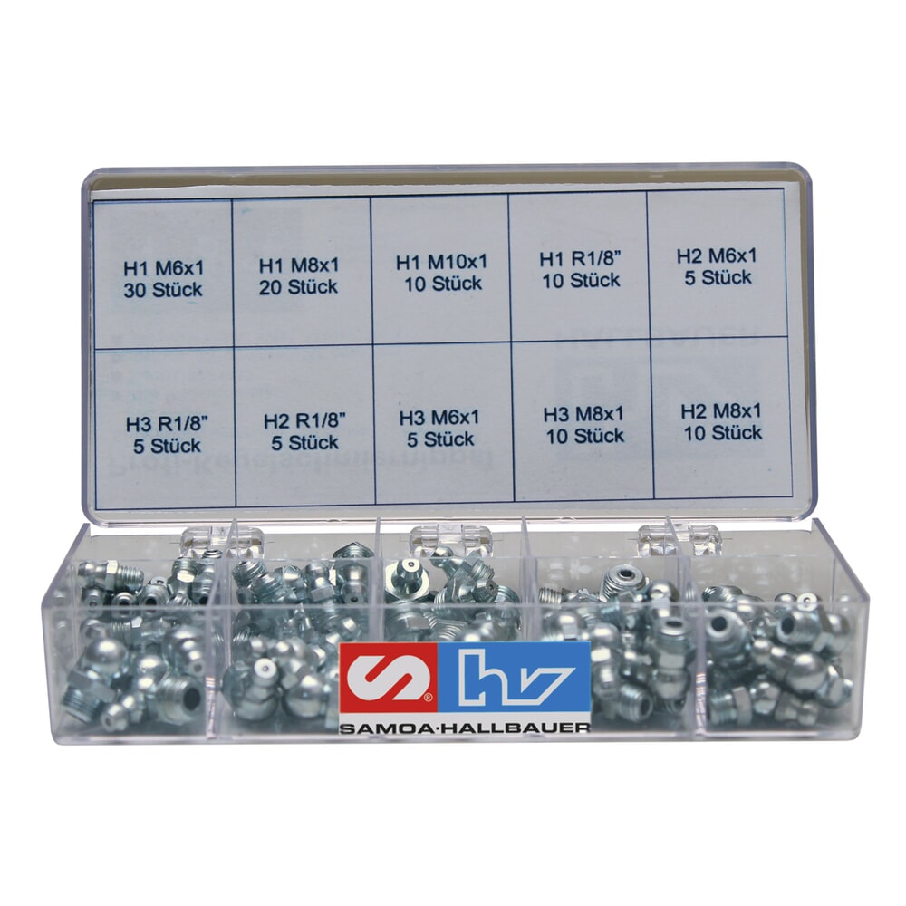 Product afbeelding: Smeernippelset SAMOA SSK, 110-delig