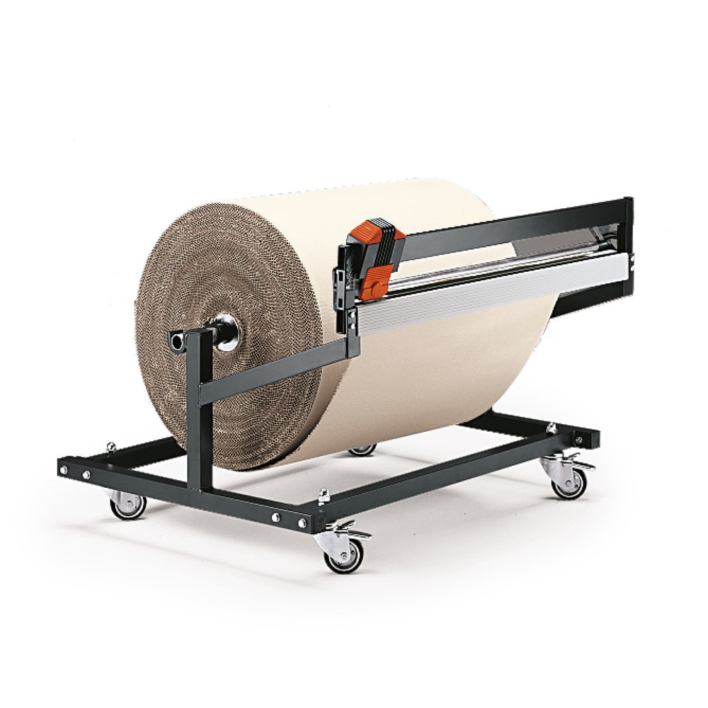 Product afbeelding: Rocholz ondertafel-snijstandaard Standard, mobiele uitvoering, rolgewicht max. 200 kg, snijbreedte 1.250 mm
