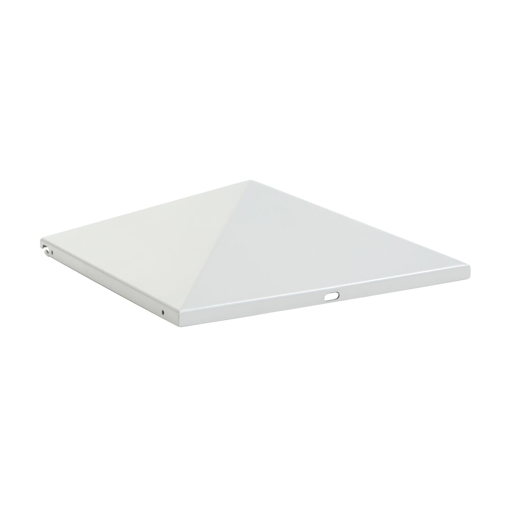 Product afbeelding: Puntbescherming voor as/-afvalbakcombinatie Pyramide, gesloten, zilver
