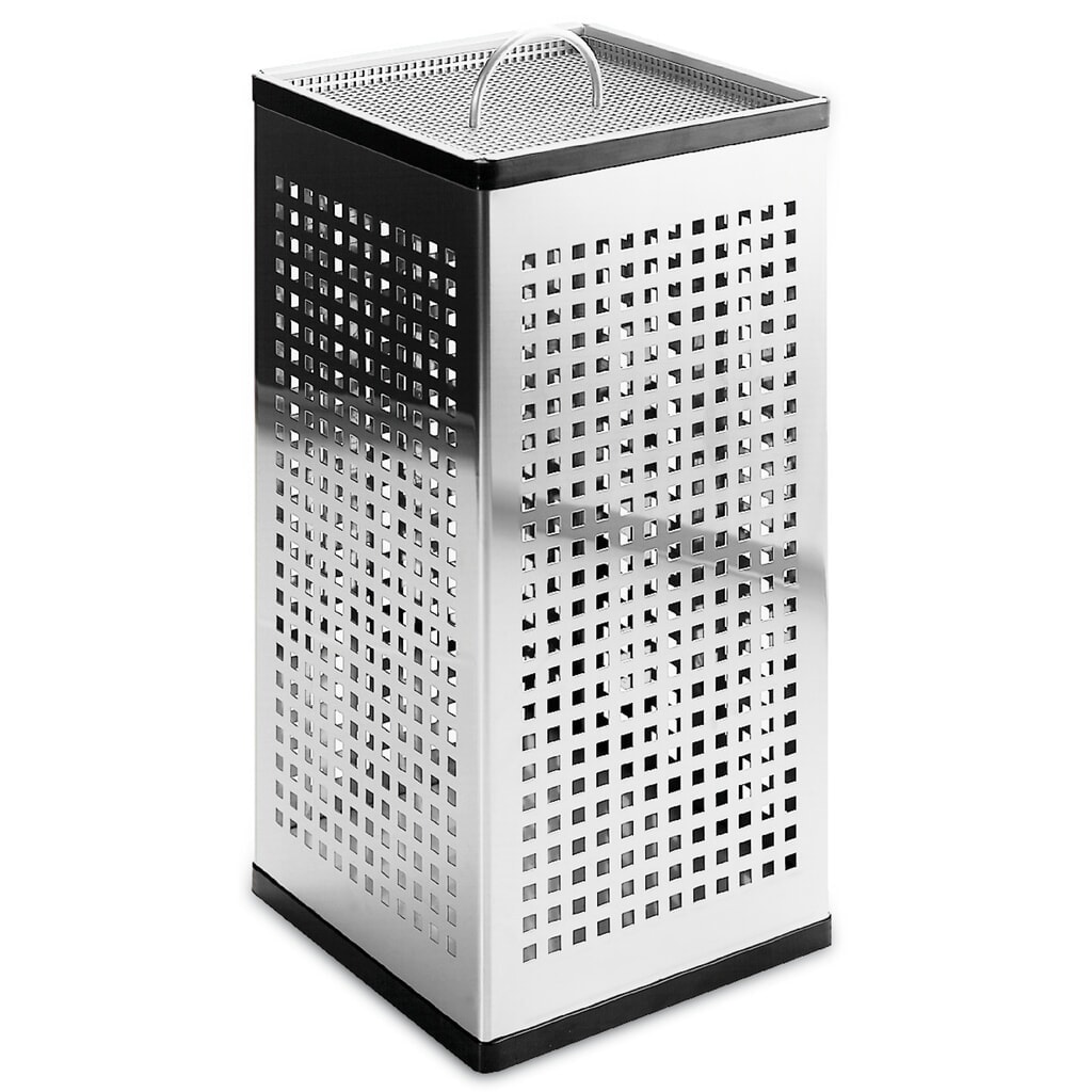 Staande asbak QUADRO, vuurrood Product afbeelding: Staande asbak QUADRO, vuurrood