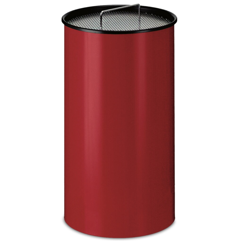 Staande asbak RONDO, vuurrood Product afbeelding: Staande asbak RONDO, vuurrood
