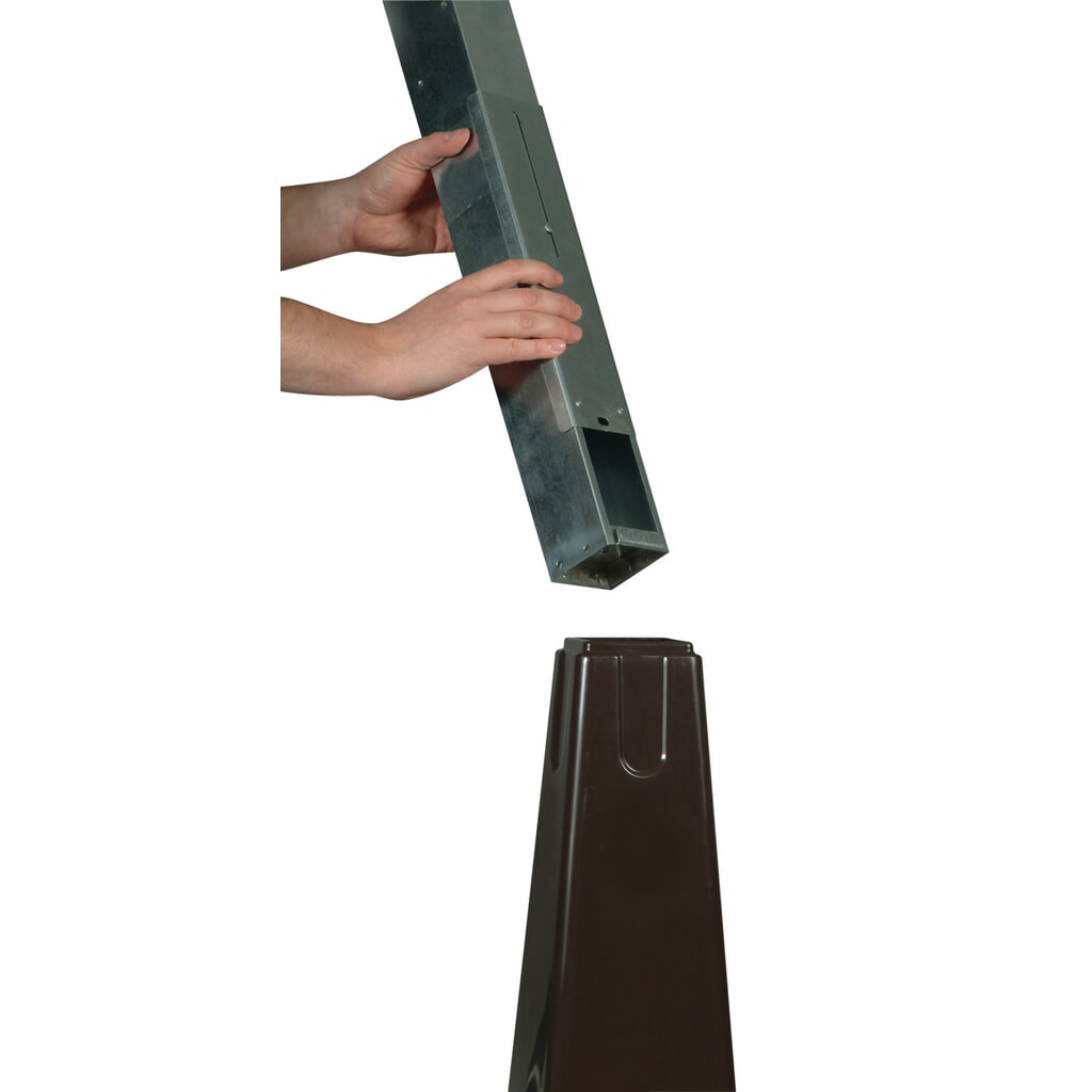 Productafbeelding nr. 2: Staande asbak Rubbermaid® GroundsKeeper, zwart, hxbxd 1.001 x 311 x 311 mm