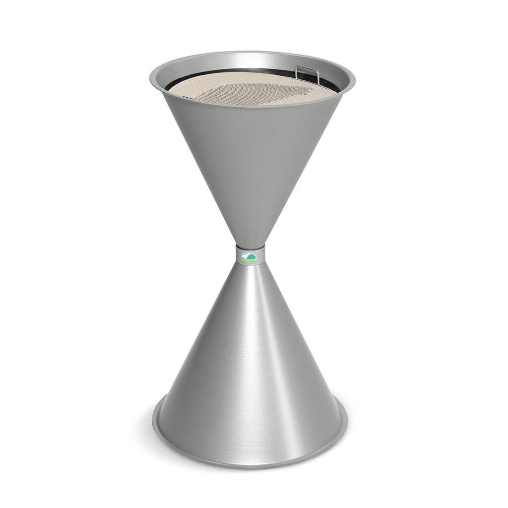 Product afbeelding: Staande asbak VAR® CLASSIC, staal, zilver
