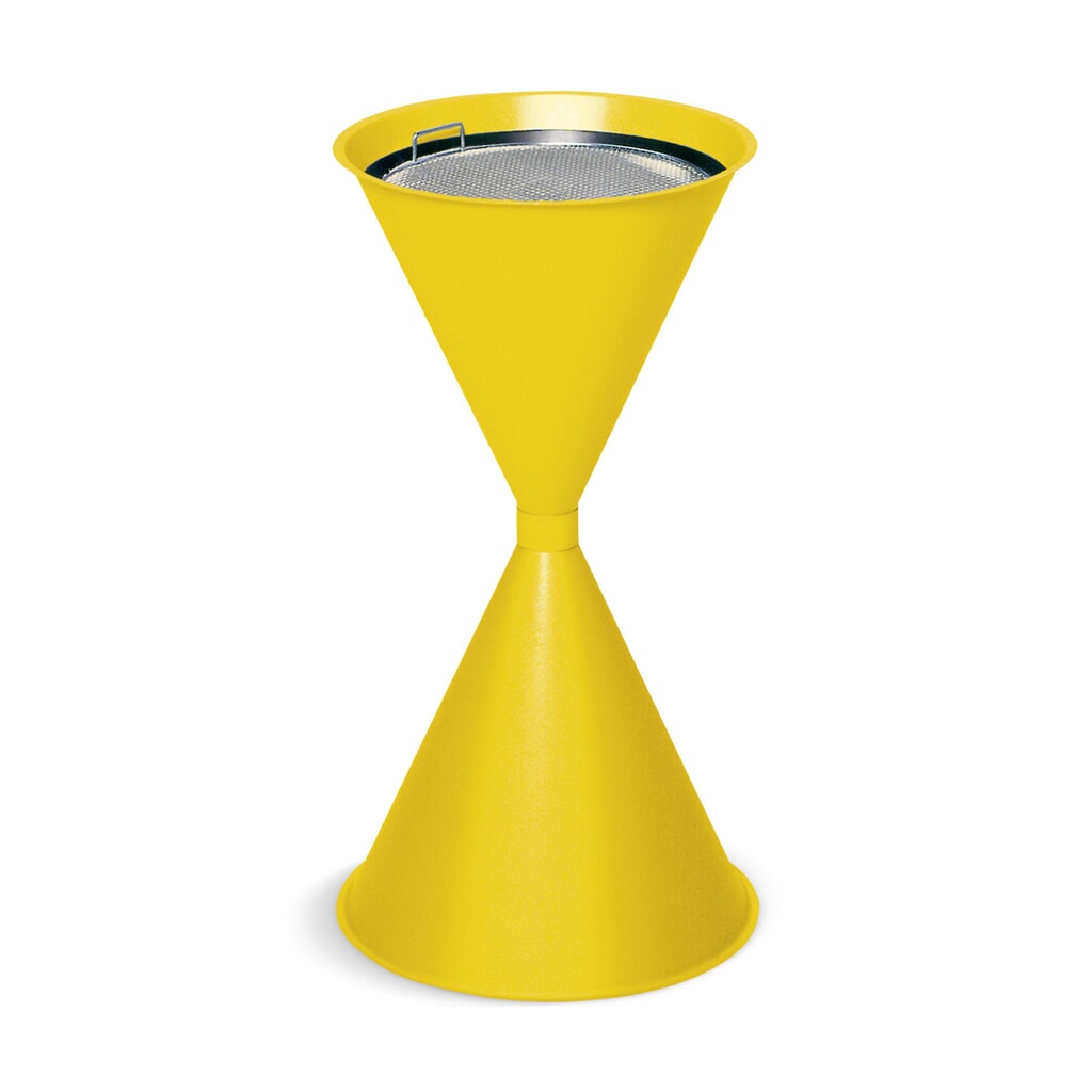 Product afbeelding: Staande asbak VAR® CLASSIC, staal, verkeersgeel
