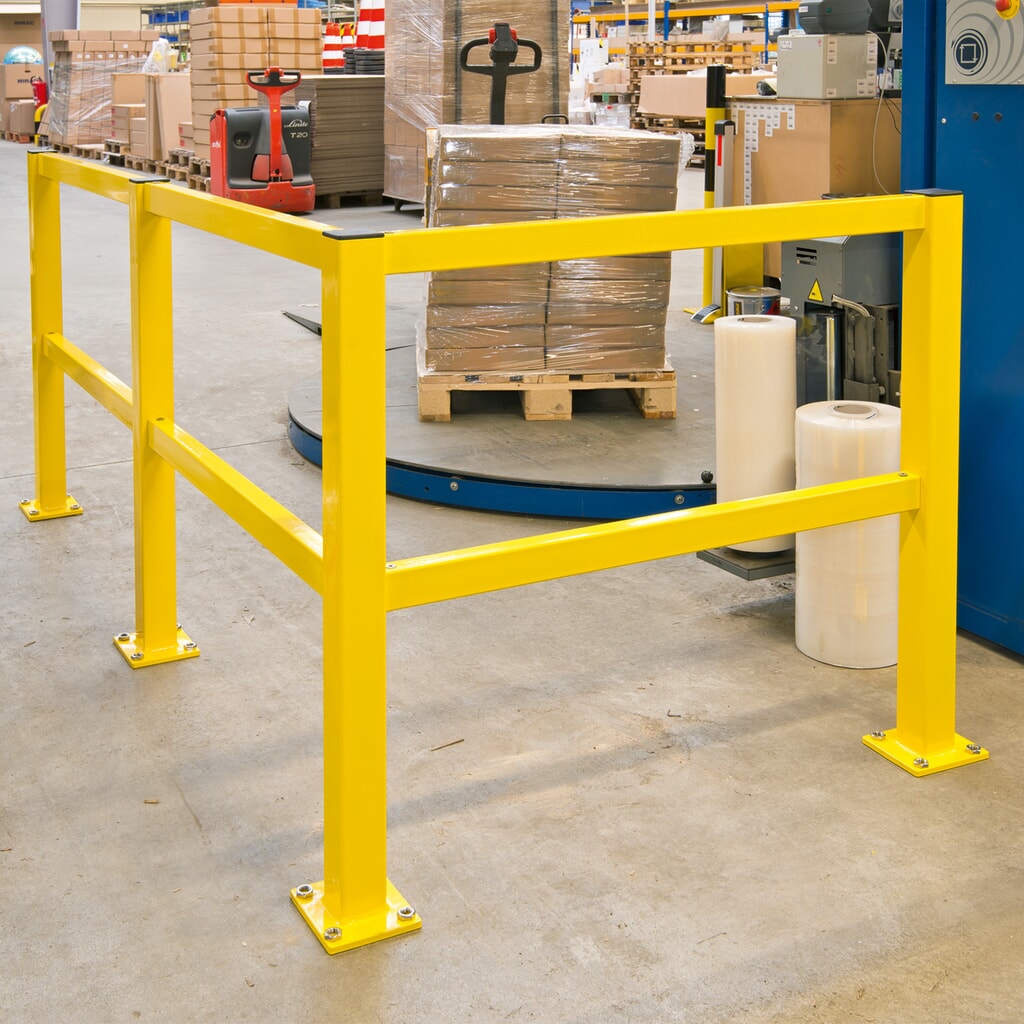 Productafbeelding nr. 3: Veiligheidshek S-Line, binnen, begin-/eindpaal, hoogte 1.000 mm