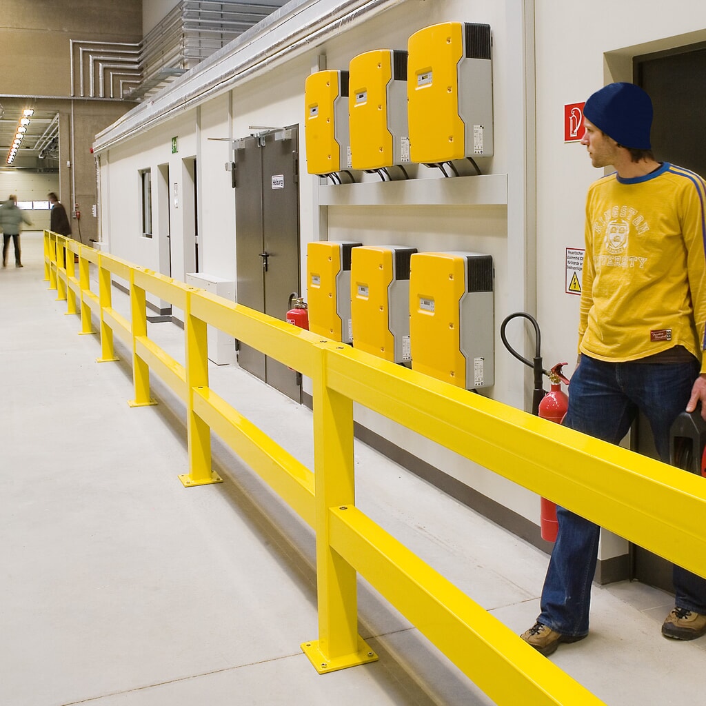 Productafbeelding nr. 3: Veiligheidshek, binnen, middenpaal, hoogte 1.000 mm