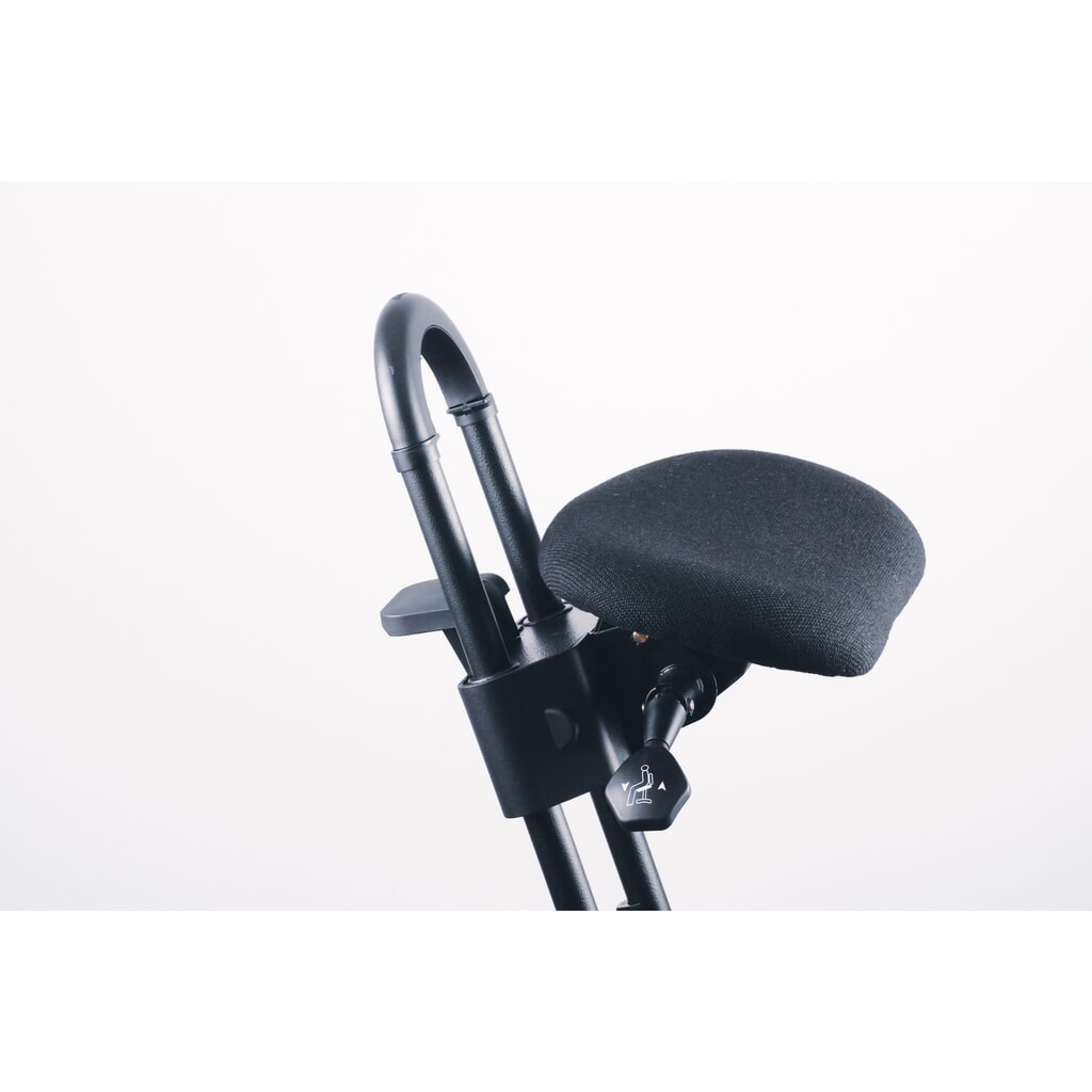 Stahulp met wielen, stofbekleding, zithoogte 610-860 mm, vloerglijders, voet Productafbeelding nr. 11: Stahulp met wielen, stofbekleding, zithoogte 610-860 mm, vloerglijders, voet