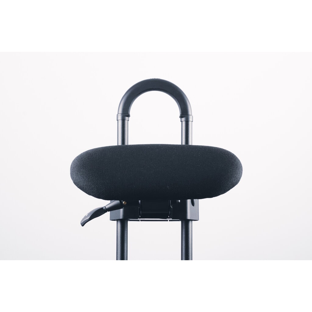 Stahulp met wielen, stofbekleding, zithoogte 610-860 mm, vloerglijders, voet Productafbeelding nr. 15: Stahulp met wielen, stofbekleding, zithoogte 610-860 mm, vloerglijders, voet