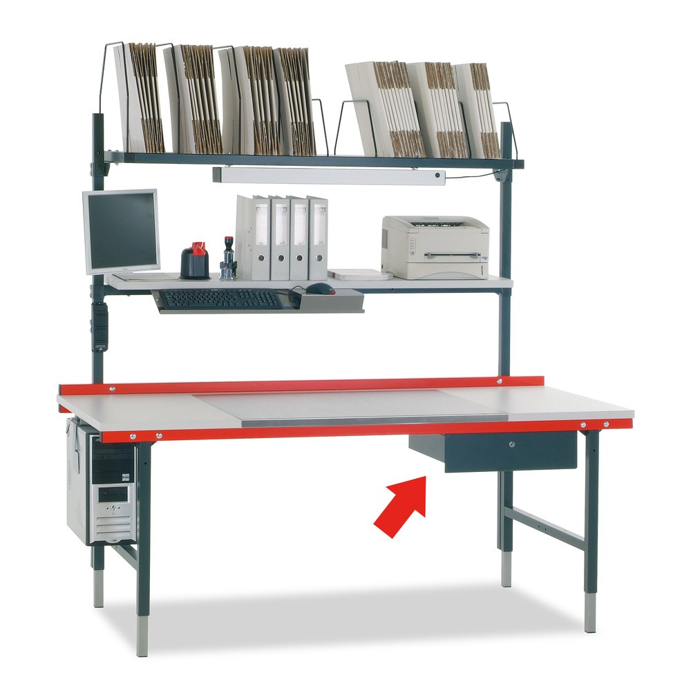 Productafbeelding nr. 5: Stalen lade voor Rocholz paktafelsysteem, hxbxd 150 x 520 x 500 mm