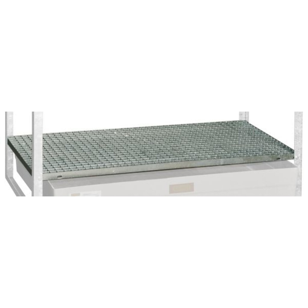 Product afbeelding: Stalen rooster voor vatenrek CEMO type 360, 3e opslagniveau, hxbxd 30 x 1.300 x 620 mm