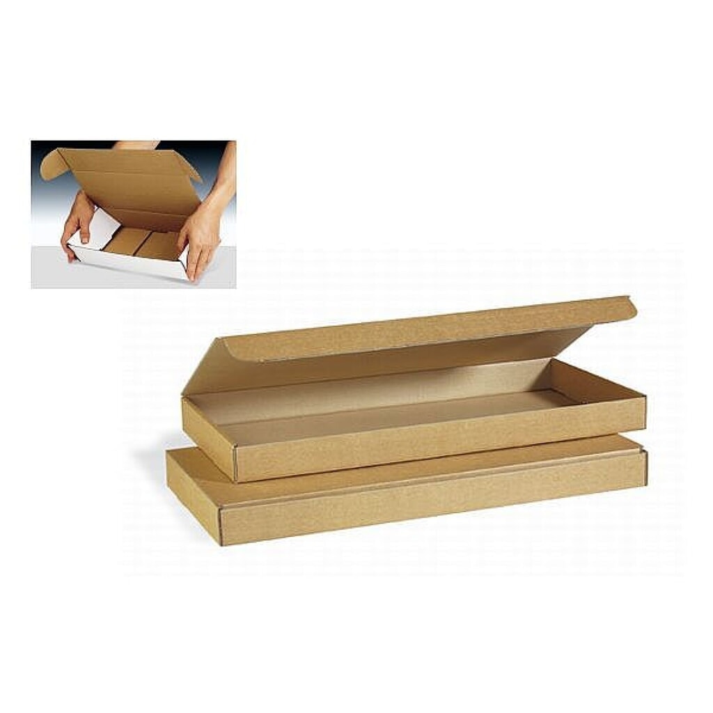 Productafbeelding nr. 2: Stanzverpackung, braun, 500 x 240 x 48 mm, Fefco 0421, (Tastaturverpackung)