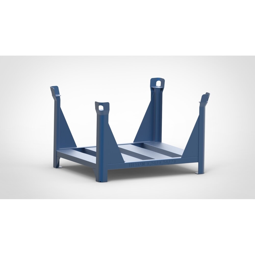 Productafbeelding nr. 1: Stapelbak HESON® voor lange goederen, open, gelakt, bxd 1.000 x 800 mm, gentiaanblauw
