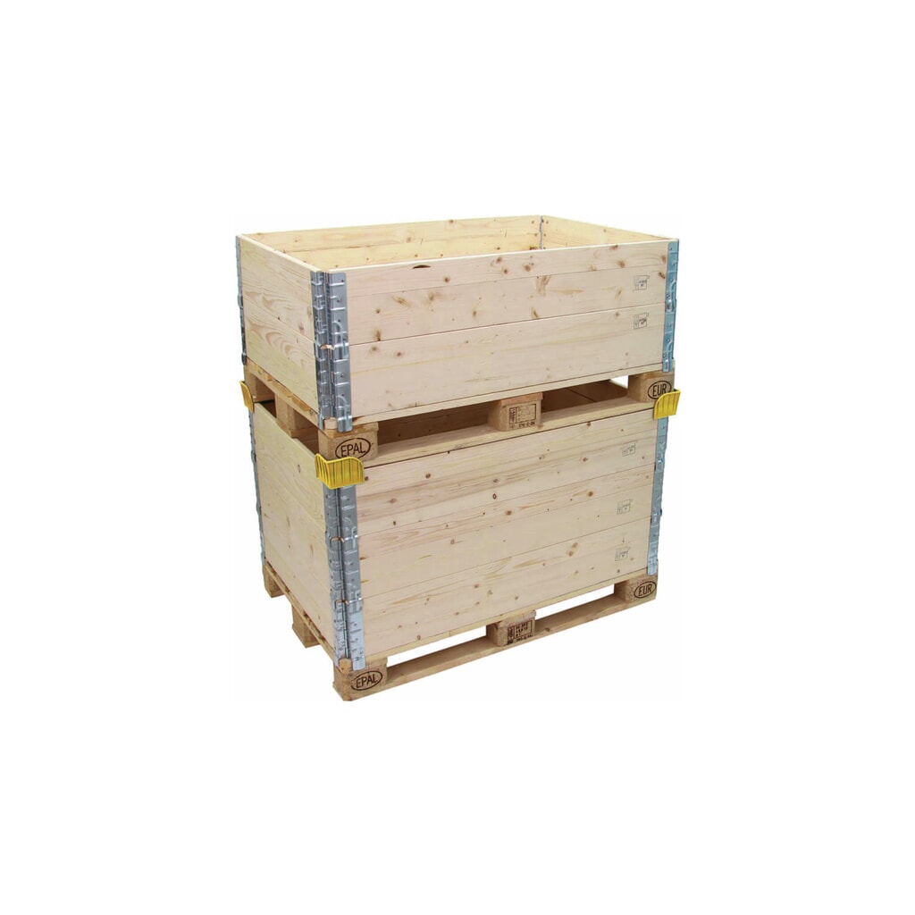 Productafbeelding nr. 2: Stapelhoeken voor houten stapelframe, lxbxh 90 x 25 x 45 mm