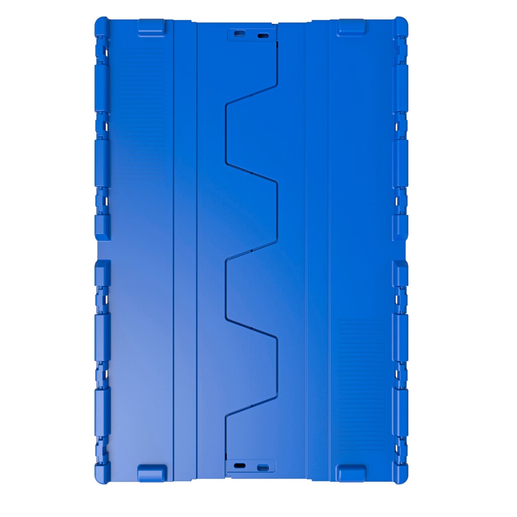 Productafbeelding nr. 3: Alpha Eurobox van PP met klapdeksel, gentiaanblauw, 65 liter, hxbxd 365 x 600 x 400 mm