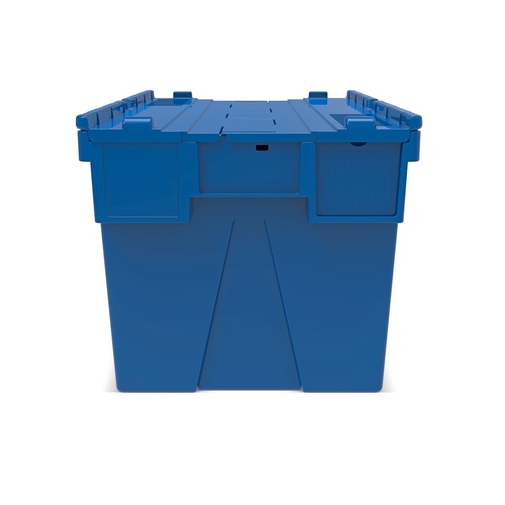 Productafbeelding nr. 4: Alpha Eurobox van PP met klapdeksel, gentiaanblauw, 65 liter, hxbxd 365 x 600 x 400 mm