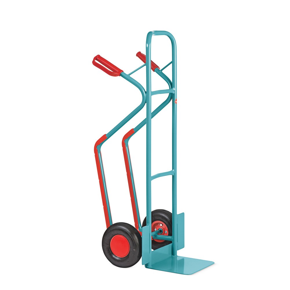 Product afbeelding: Steekwagen Ameise®, staal, met glijvlakken, cap. 250 kg, schep bxd 320 x 250 mm, luchtbanden