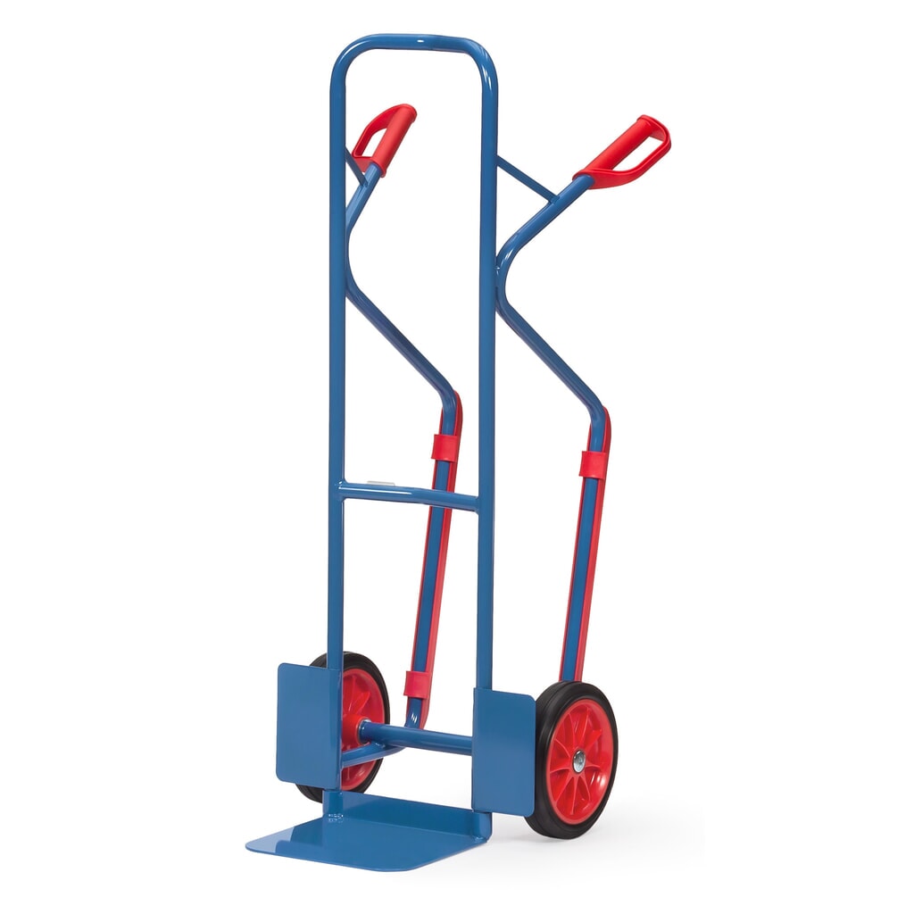 Steekwagen fetra®, draagvermogen 300 kg, steekplaat bxd 320 x 250 mm, met glijvlakken, volrubber banden Product afbeelding: Steekwagen fetra®, draagvermogen 300 kg, steekplaat bxd 320 x 250 mm, met glijvlakken, volrubber banden