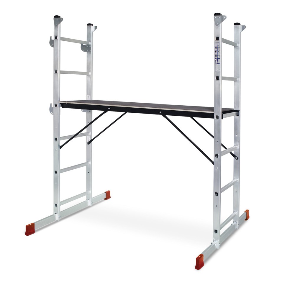 Product afbeelding: Steiger HEMMDAL van aluminium 3 in 1, draagvermogen 135 kg