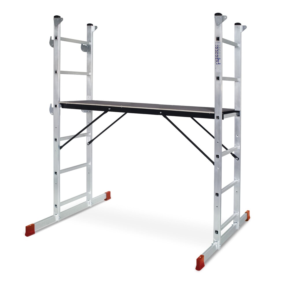 Product afbeelding: Steiger HEMMDAL van aluminium 3 in 1, draagvermogen 135 kg