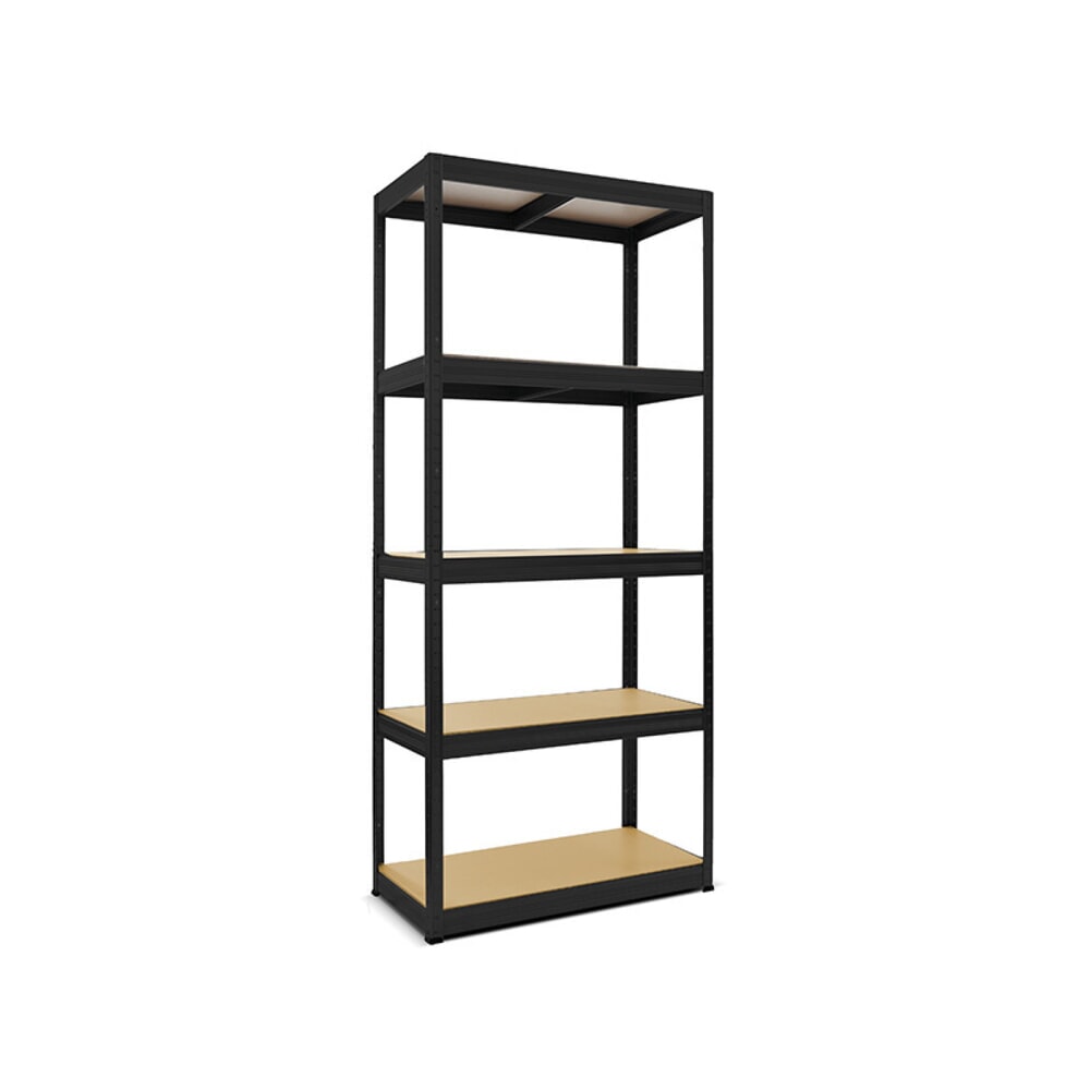 Product afbeelding: Rek voor zware lasten HEMMDAL type S, zwart - 180 x 90 x 45 cm - tot 750 kg