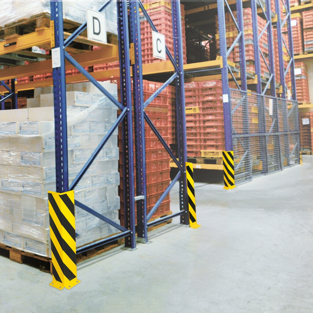 Rekbeschermer met hoekprofiel, hoogte 800 mm Productafbeelding nr. 2: Rekbeschermer met hoekprofiel, hoogte 800 mm