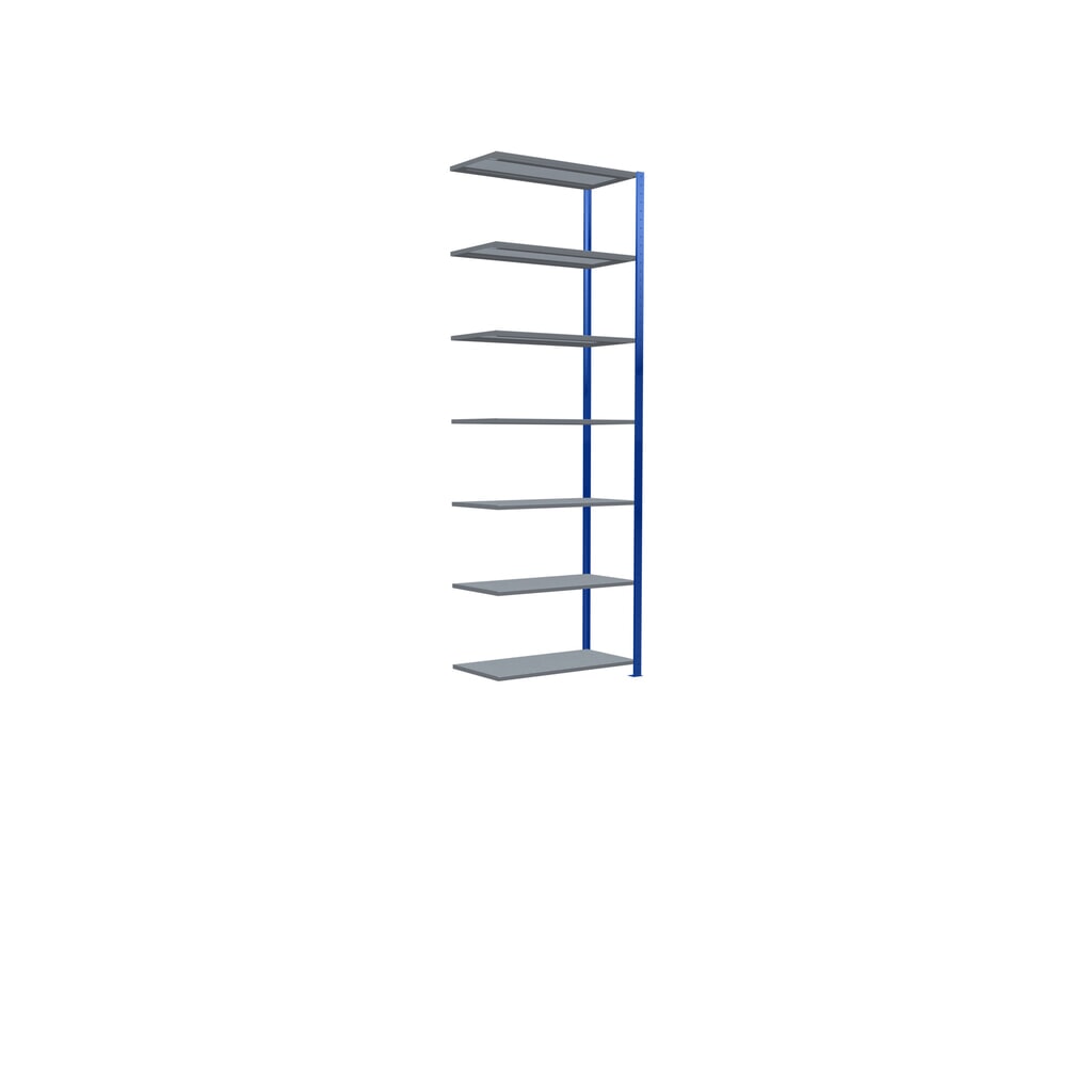Productafbeelding nr. 2: Legbordrek SCHULTE steekmontage, AE, VL 330 kg, gentiaanblauw / verzinkt, hxbxd 3.000 x 1.000 x 500 mm
