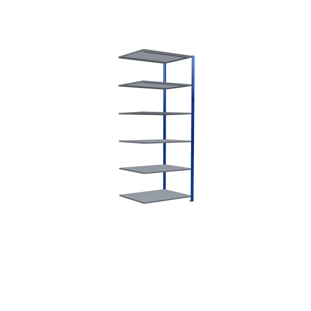 Legbordrek SCHULTE inhaakmontage, aanbouwelement, schapbelasting 330 kg, gentiaanblauw/verzinkt, h x b x d 2.500 x 1.000 x 800 mm Productafbeelding nr. 2: Legbordrek SCHULTE inhaakmontage, aanbouwelement, schapbelasting 330 kg, gentiaanblauw/verzinkt, h x b x d 2.500 x 1.000 x 800 mm