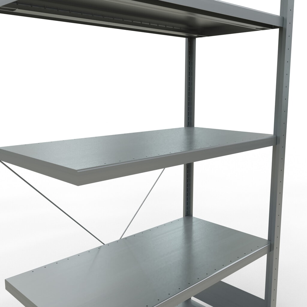 Productafbeelding nr. 5: Legbordrek SCHULTE steekmontage, AE, VL 330 kg, verzinkt, hxbxd 2.000 x 1.000 x 500 mm