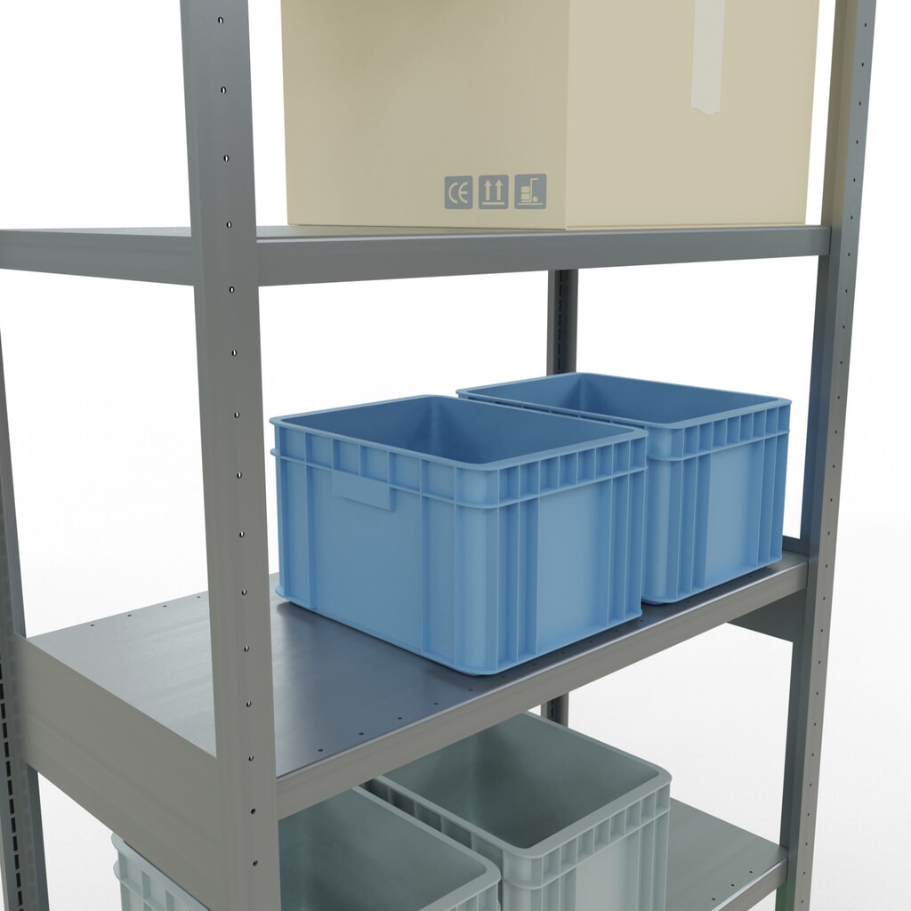 Productafbeelding nr. 4: Legbordrek SCHULTE, verzinkt, vaklast 330 kg, hxbxd 2.500 x 1.060 x 536 mm