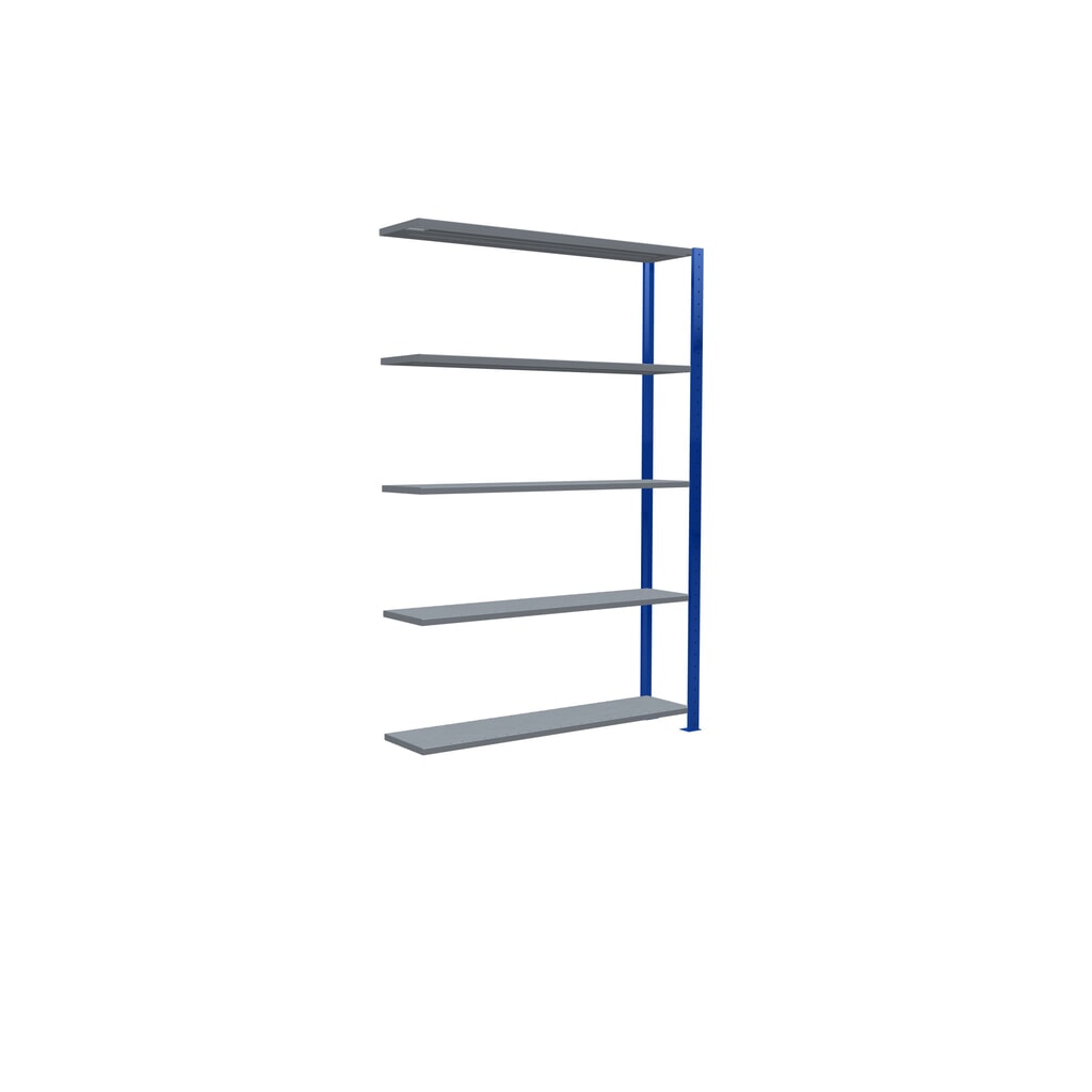 Productafbeelding nr. 4: Legbordrek SCHULTE inhaaksysteem, aanbouwelement, schapbelasting 150 kg, gentiaanblauw/verzinkt, h x b x d 2.000 x 1.300 x 300 mm