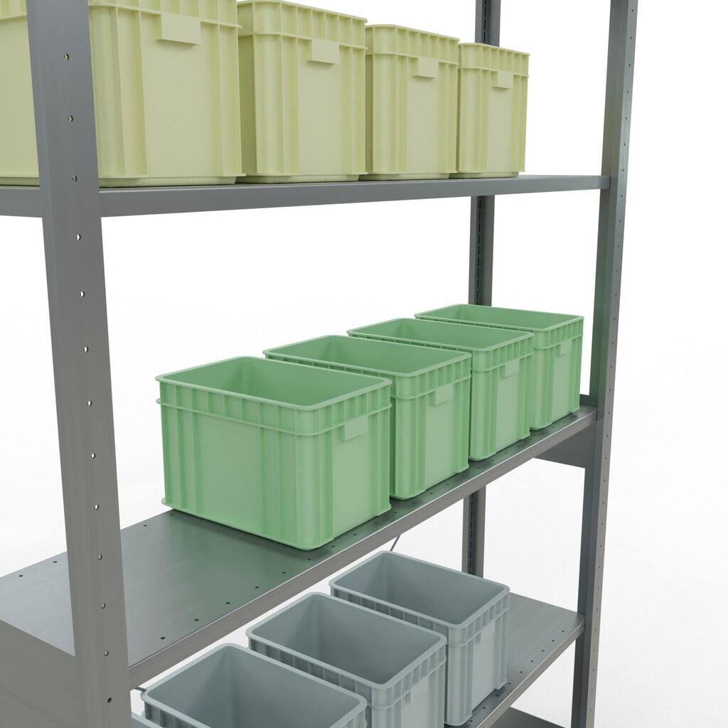 Productafbeelding nr. 3: Legbordrek SCHULTE, verzinkt, vaklast 150 kg, hxbxd 2.500 x 1.360 x 336 mm