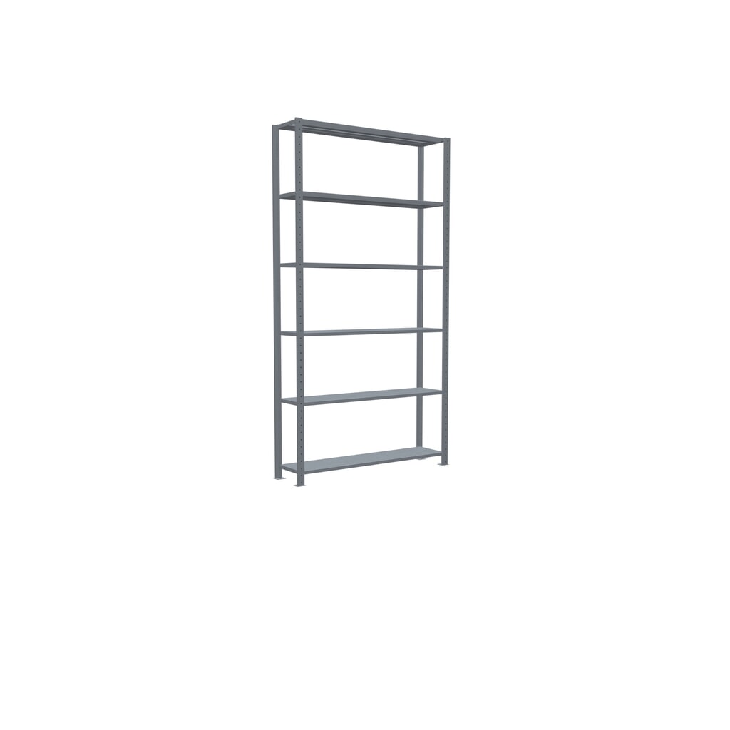 Legbordrek SCHULTE, verzinkt, vaklast 150 kg, hxbxd 2.500 x 1.360 x 336 mm Productafbeelding nr. 5: Legbordrek SCHULTE, verzinkt, vaklast 150 kg, hxbxd 2.500 x 1.360 x 336 mm