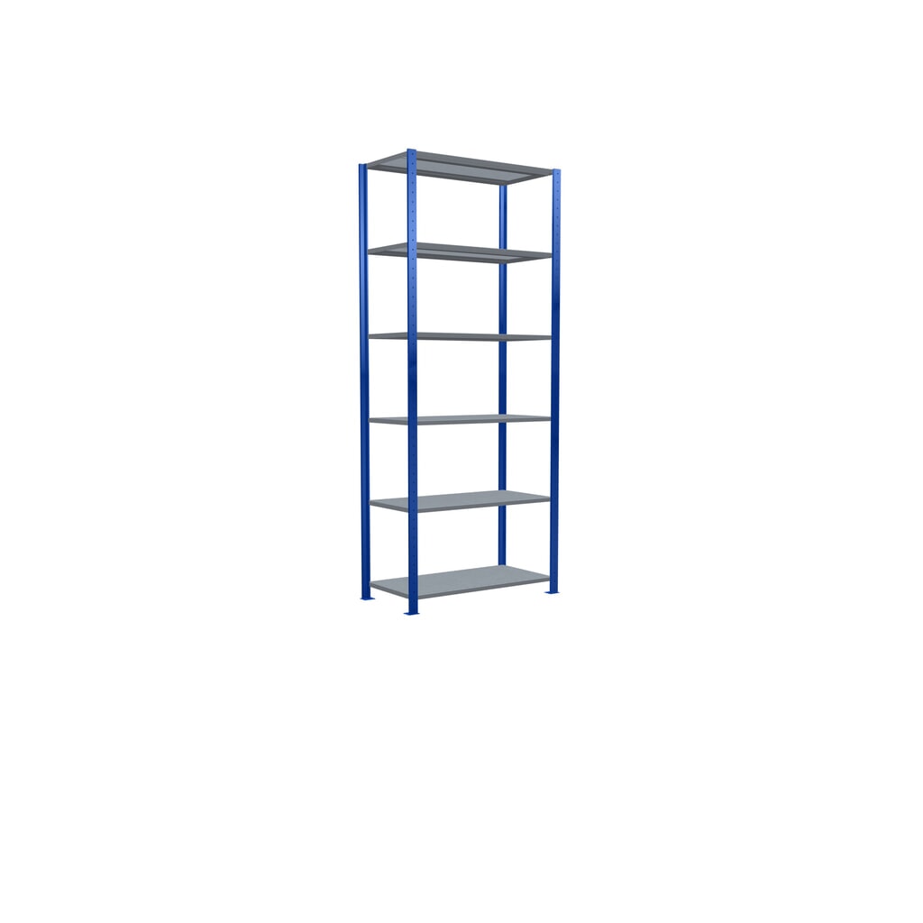 Productafbeelding nr. 5: Legbordrek SCHULTE, gentiaanblauw / verzinkt, vaklast 150 kg, hxbxd 2.500 x 1.060 x 536 mm