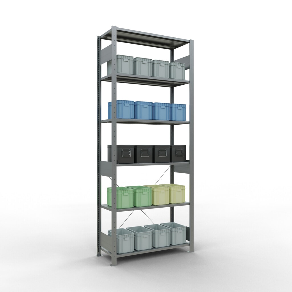 Productafbeelding nr. 3: Legbordrek SCHULTE, verzinkt, vaklast 150 kg, hxbxd 2.500 x 1.060 x 436 mm