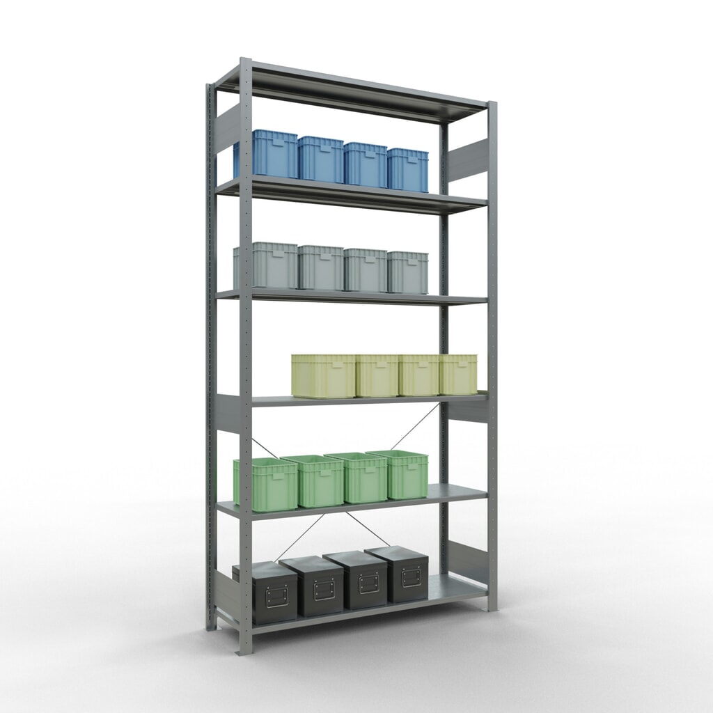 Productafbeelding nr. 3: Legbordrek SCHULTE, verzinkt, vaklast 150 kg, hxbxd 2.500 x 1.360 x 436 mm