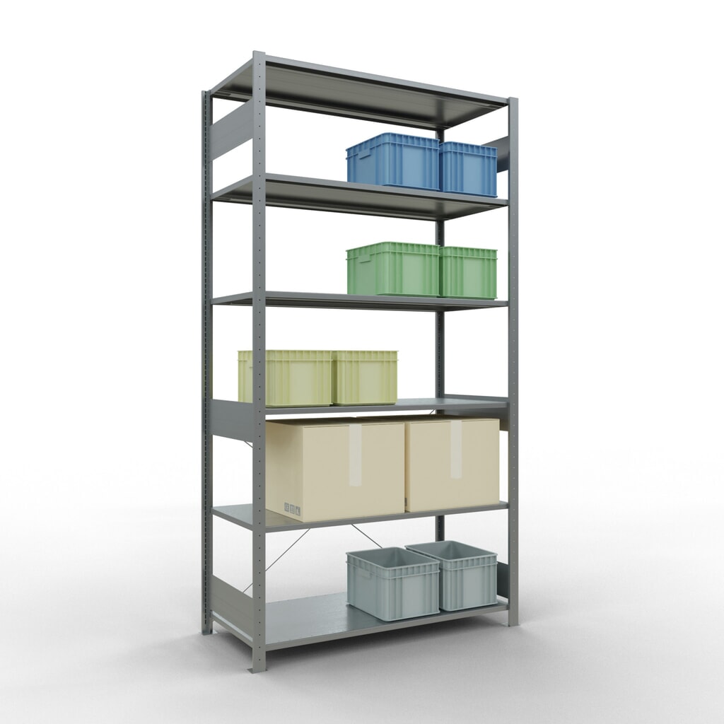 Productafbeelding nr. 3: Legbordrek SCHULTE, verzinkt, vaklast 150 kg, hxbxd 2.500 x 1.360 x 636 mm