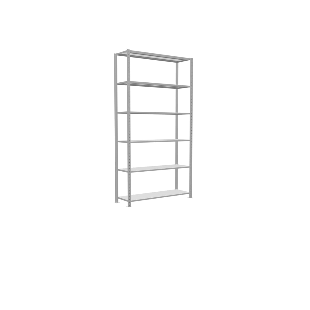 Productafbeelding nr. 2: Legbordrek SCHULTE, lichtgrijs, vaklast 150 kg, hxbxd 2.500 x 1.360 x 436 mm