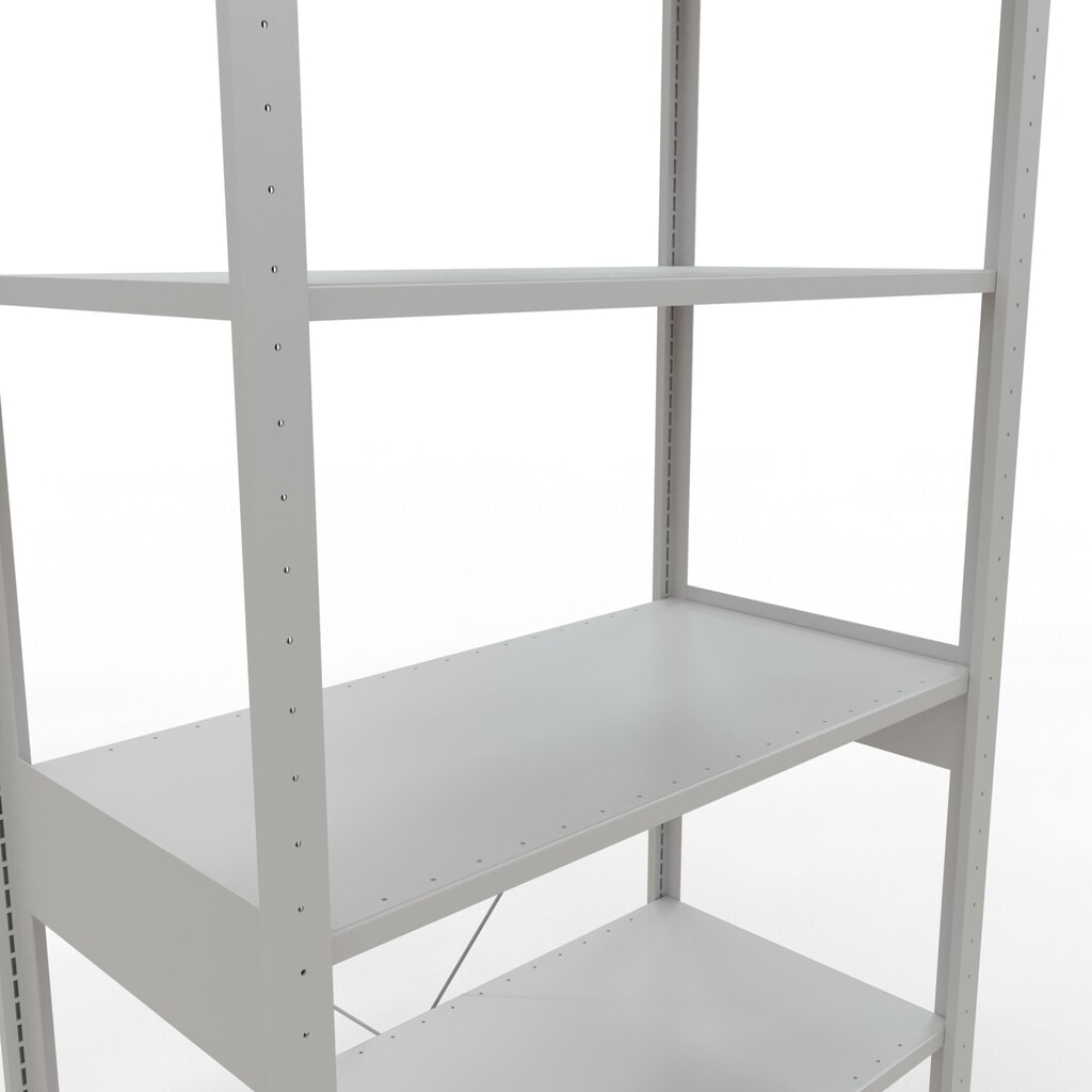 Productafbeelding nr. 5: Legbordrek SCHULTE, lichtgrijs, vaklast 150 kg, hxbxd 2.500 x 1.060 x 536 mm