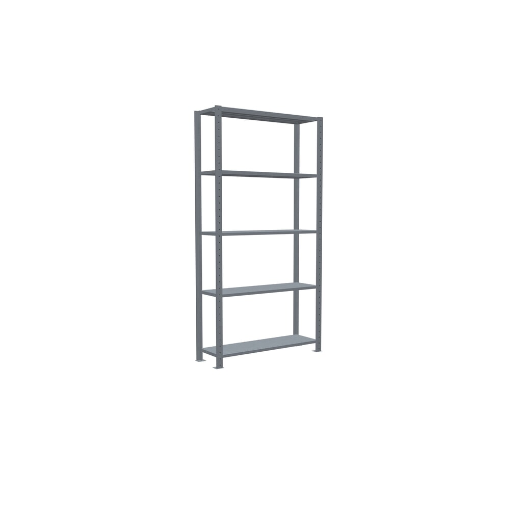 Productafbeelding nr. 5: Legbordrek SCHULTE, verzinkt, met 5 legborden van plaatstaal, vaklast 150 kg, hxbxd 2.000 x 1.060 x 336 mm