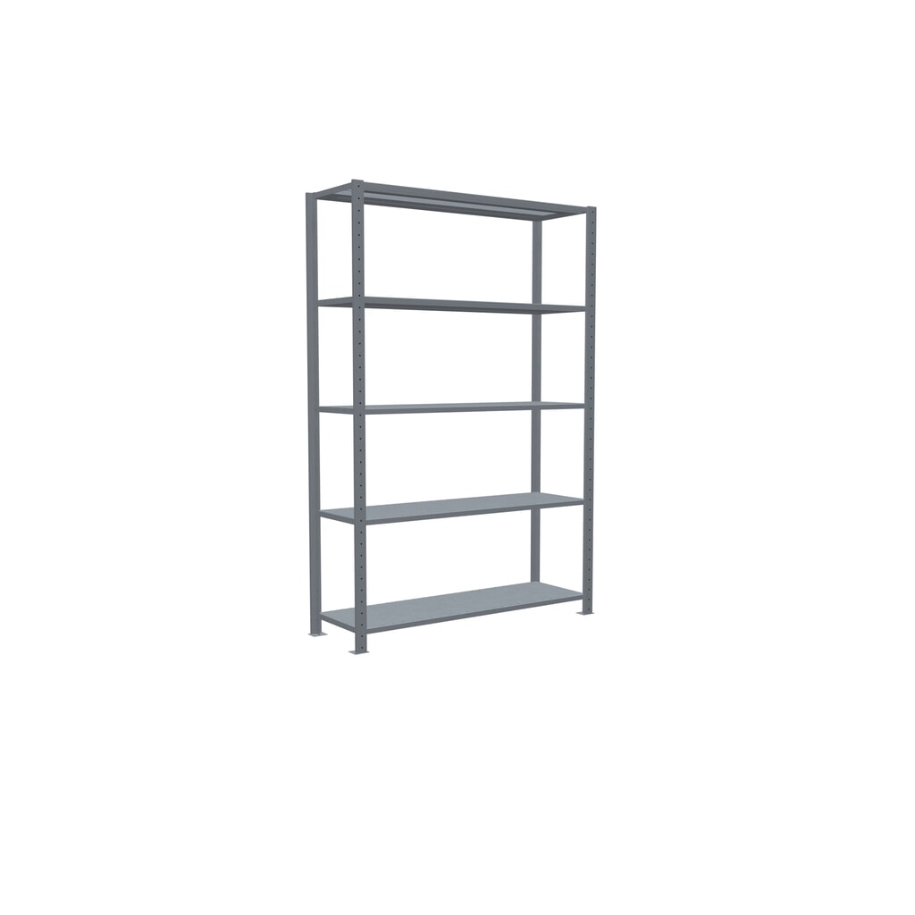 Productafbeelding nr. 2: Legbordrek SCHULTE, verzinkt, met 5 legborden van plaatstaal, vaklast 150 kg, hxbxd 2.000 x 1.360 x 436 mm
