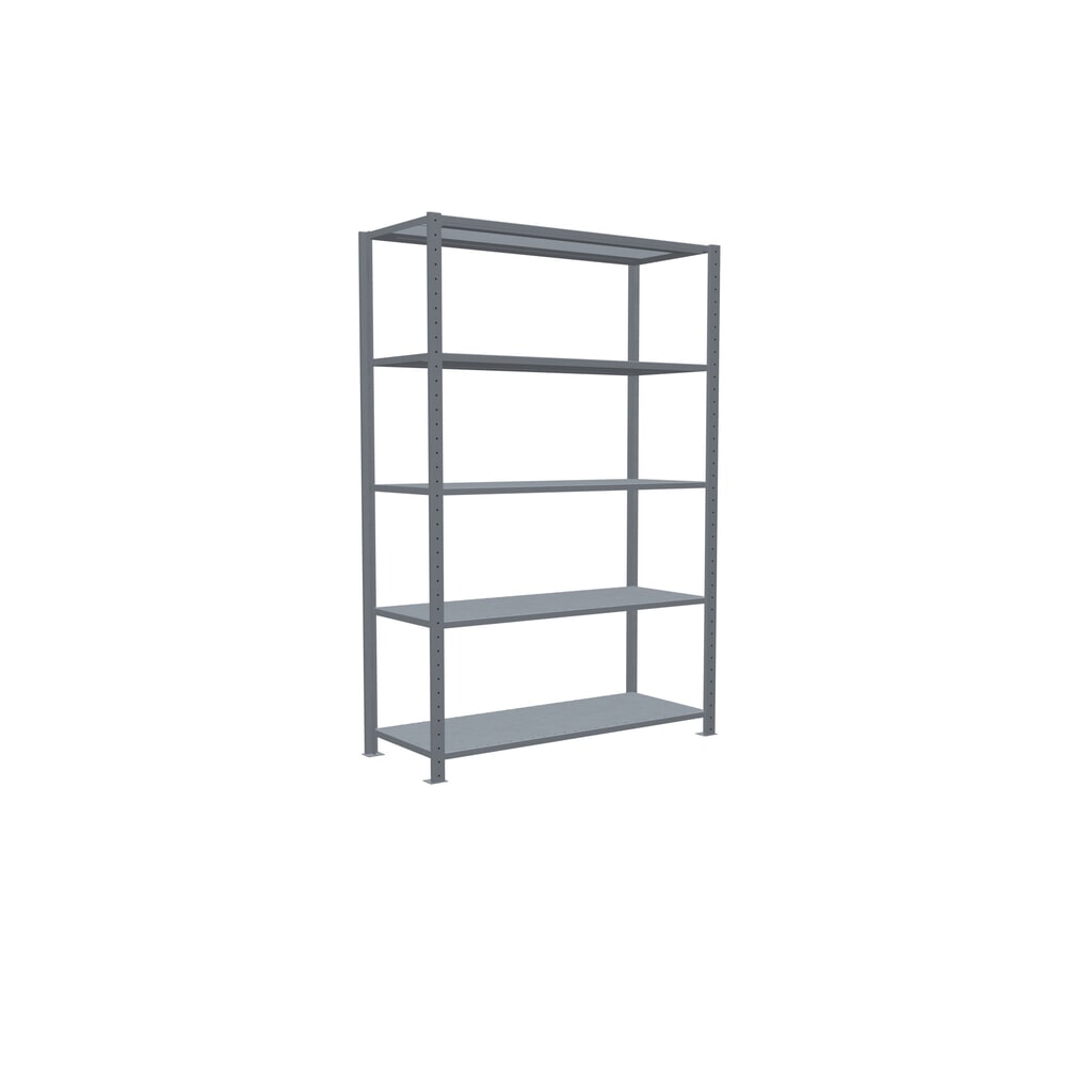 Productafbeelding nr. 2: Legbordrek SCHULTE, verzinkt, met 5 legborden van plaatstaal, vaklast 150 kg, hxbxd 2.000 x 1.360 x 536 mm