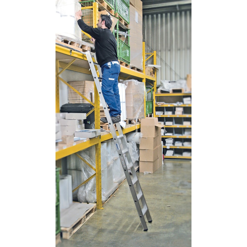 Product afbeelding: Rekladder KRAUSE® met treden en haken voor ronde buis, stahoogte 0,70 m