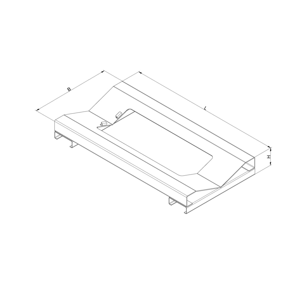 Productafbeelding nr. 2: Rekvatenpallet Eichinger® voor veilige positionering tijdens het transport en in een rek, 1 x vat, puur oranje