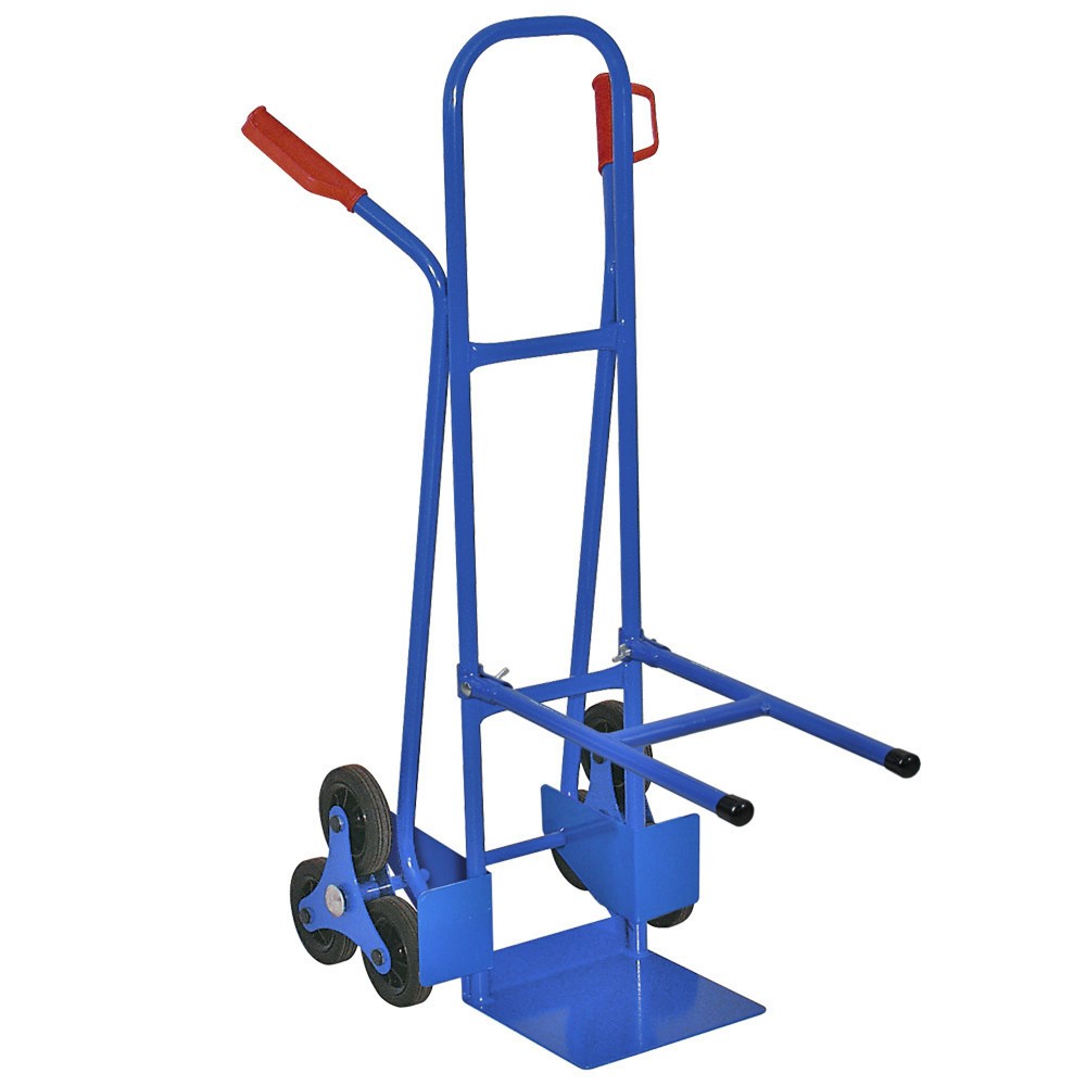 Product afbeelding: Stoel- / trapsteekwagen BASIC, draagvermogen steekwagen 175 kg, in hoogte verstelbare stoeldraagarmen 70 kg