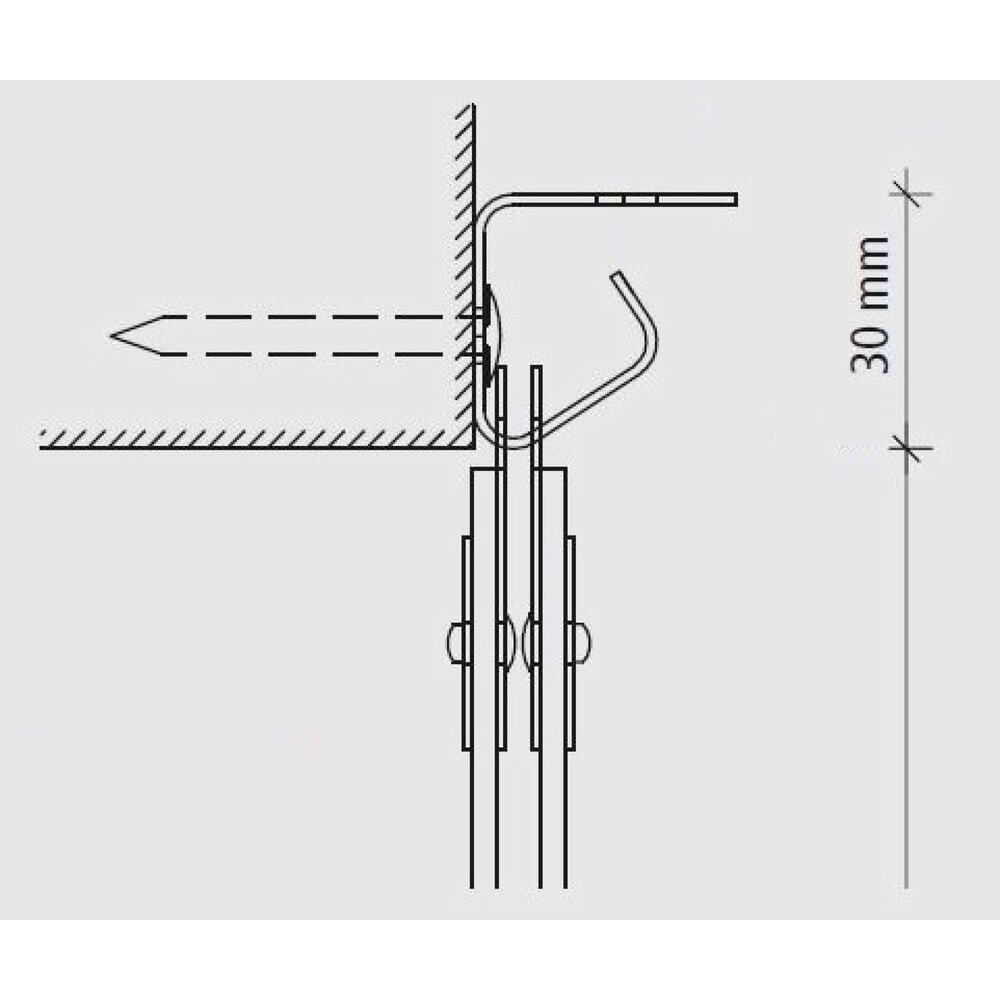 Productafbeelding nr. 3: Strokengordijn voor buiten, stroken lengte 2.000 mm, overlapping 54 mm