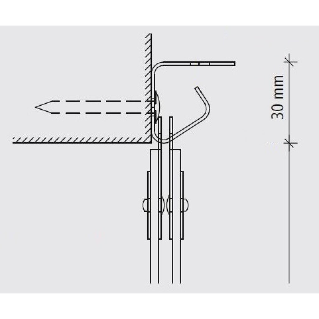 Strokengordijn voor binnen, stroken lengte 2.000 mm, overlapping 36 mm Productafbeelding nr. 3: Strokengordijn voor binnen, stroken lengte 2.000 mm, overlapping 36 mm