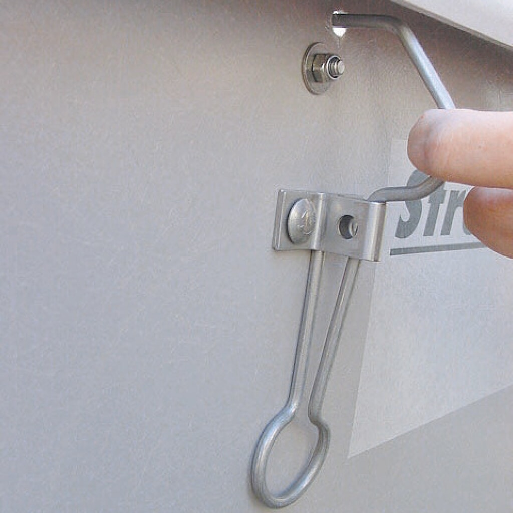Productafbeelding nr. 3: Zoutbak CEMO met uitschepopening, grijs/oranje, 200 liter
